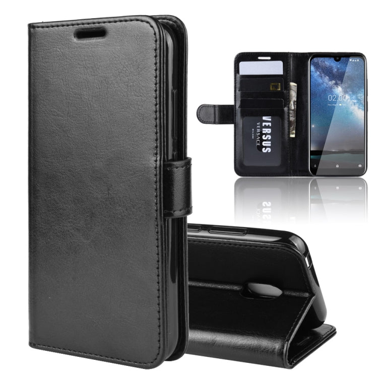 R64 Texture Single Fold Horizontal Flip Leather Case for NOKIA 2.2, with Holder & Card Slots & Wallet
