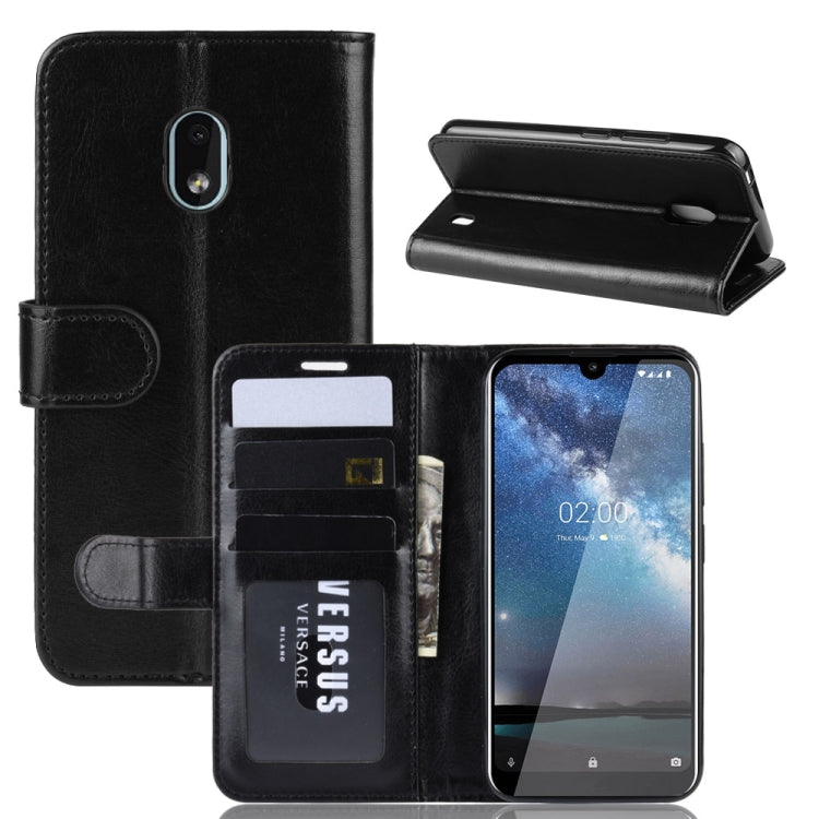 R64 Texture Single Fold Horizontal Flip Leather Case for NOKIA 2.2, with Holder & Card Slots & Wallet