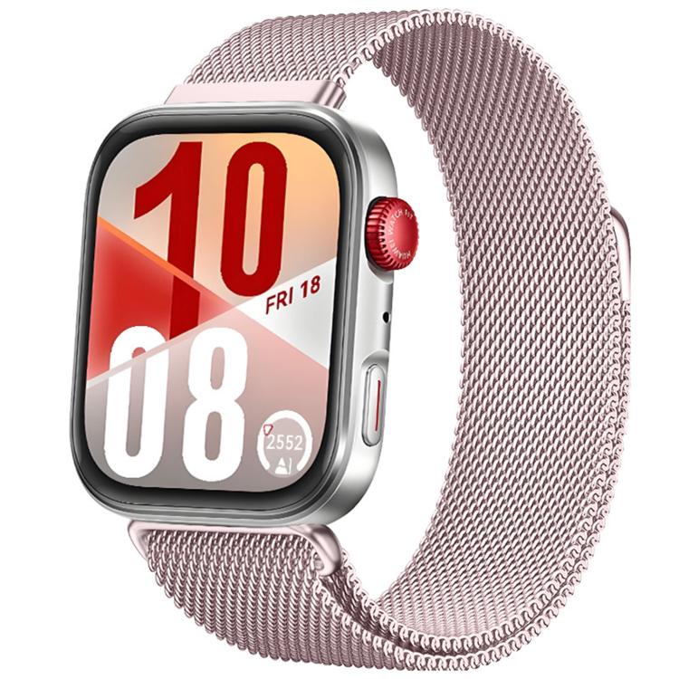 For Huawei Watch Fit 5 / Fit 5 Pro / Fit 4 Milanese Magnetic Stainless Steel Watch Band