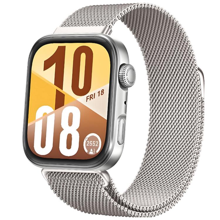 For Huawei Watch Fit 5 / Fit 5 Pro / Fit 4 Milanese Magnetic Stainless Steel Watch Band