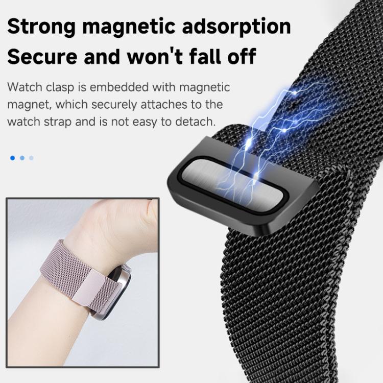 For Huawei Watch Fit 5 / Fit 5 Pro / Fit 4 Milanese Magnetic Stainless Steel Watch Band