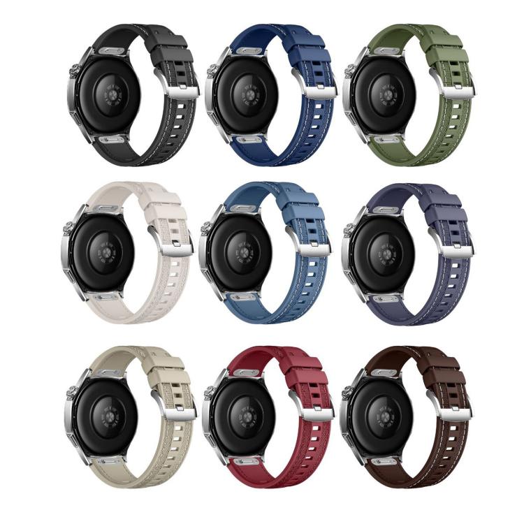 22mm Quick Release Press Button Composite Nylon Fluorinerubber Watch Band