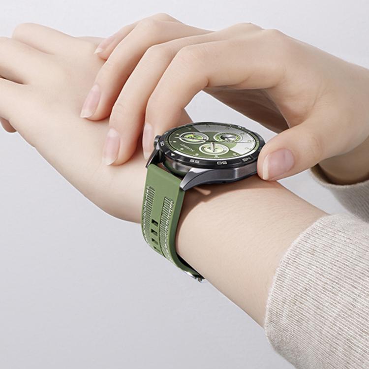 22mm Quick Release Press Button Composite Nylon Fluorinerubber Watch Band