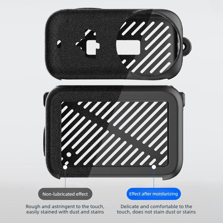 For DJI Osmo Nano Transmission Module & Lens & Body 3 in 1 Silicone Shockproof Protective Cover with Lanyard