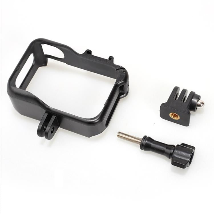 For Insta360 GO Ultra Expandable Frame Plastic Camera Rabbit Cage - Black