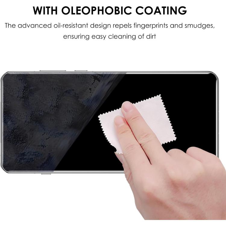 For OnePlus 15 10pcs 3D Large Arc Half-Screen No White Border High-Aluminum Thick Adhesive HD Tempered Glass Film