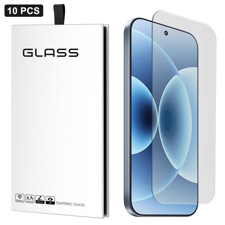 For Xiaomi 17 10pcs 3D Large Arc Half-Screen No White Border High-Aluminum Thick Adhesive HD Tempered Glass Film