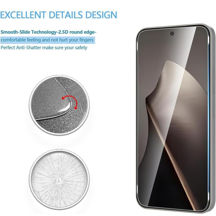 For Xiaomi 17 Pro Max 10pcs 3D Large Arc Half-Screen No White Border High-Aluminum Thick Adhesive HD Tempered Glass Film