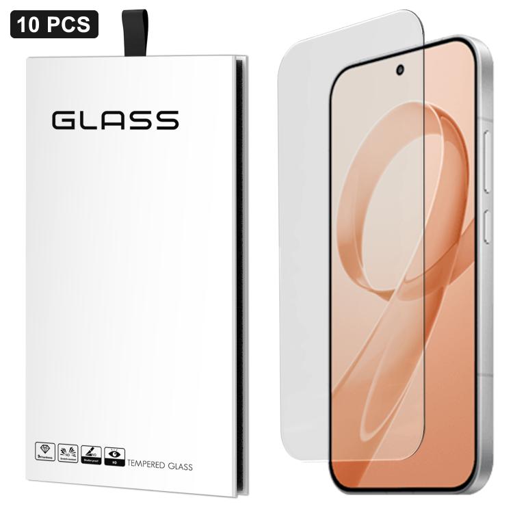 For Redmi K90 Pro Max 10pcs 3D Large Arc Half-Screen No White Border High-Aluminum Thick Adhesive HD Tempered Glass Film