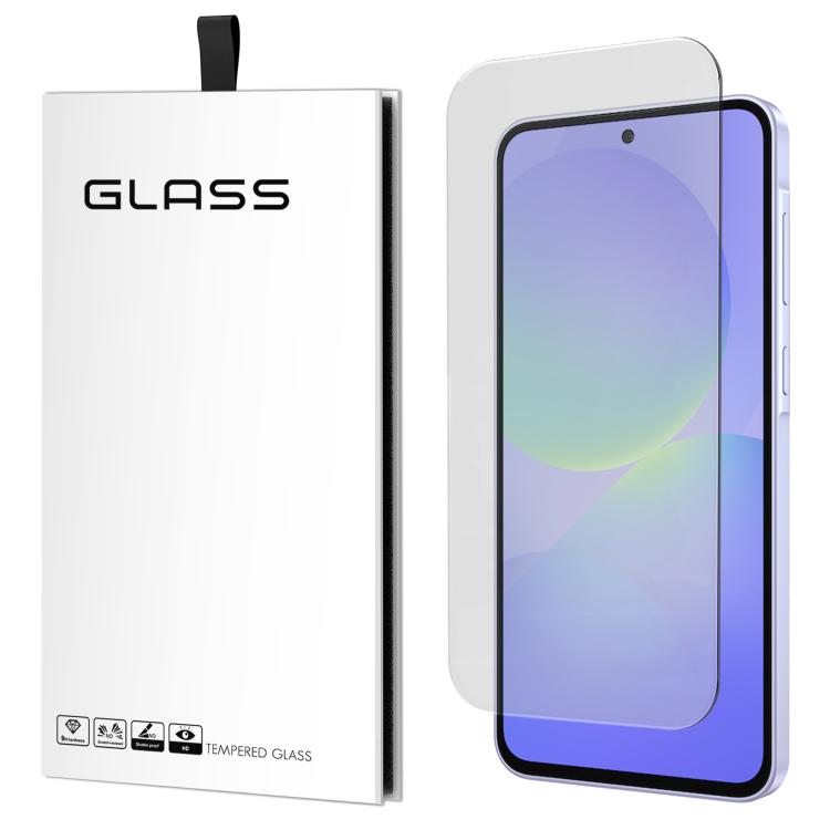For Samsung Galaxy A37 5G 10pcs 3D Large Arc Half-Screen No White Border High-Aluminum Thick Adhesive HD Tempered Glass Film