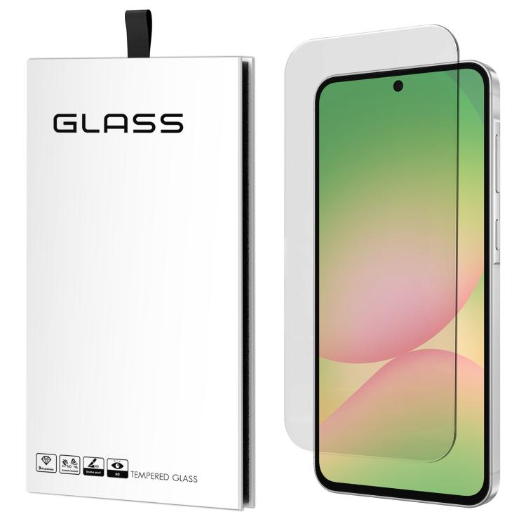 For Samsung Galaxy A57 5G 10pcs 3D Large Arc Half-Screen No White Border High-Aluminum Thick Adhesive HD Tempered Glass Film
