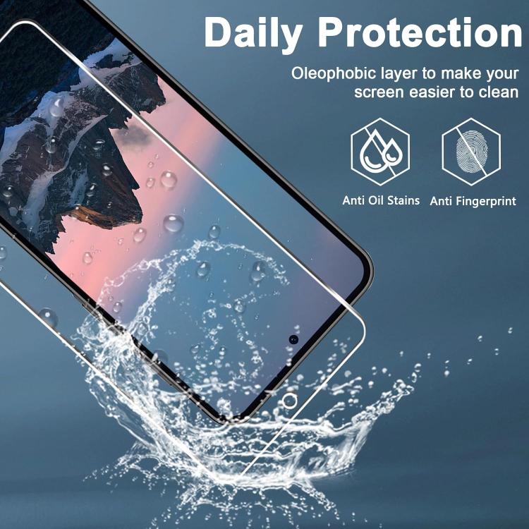 For Samsung Galaxy S24 5G 10pcs 3D Large Arc Half-Screen No White Border High-Aluminum Thick Adhesive HD Tempered Glass Film
