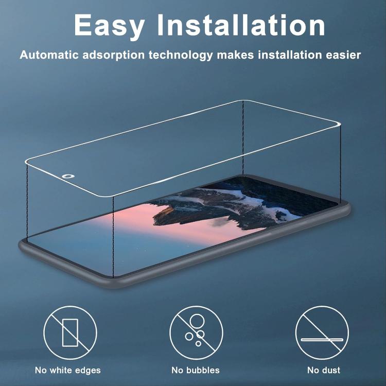 For Samsung Galaxy S25 5G 10pcs 3D Large Arc Half-Screen No White Border High-Aluminum Thick Adhesive HD Tempered Glass Film