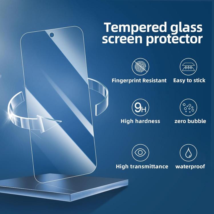 For Google Pixel 10 10pcs 3D Large Arc Half-Screen No White Border High-Aluminum Thick Adhesive HD Tempered Glass Film
