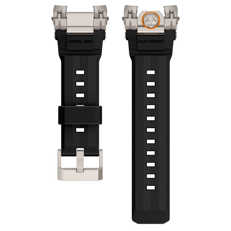 For Apple Watch Ultra 3 / 2 / 1 49mm Metal Customised Armour Silicone Watch Band