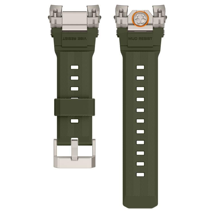 For Apple Watch Ultra 3 / 2 / 1 49mm Metal Customised Armour Silicone Watch Band