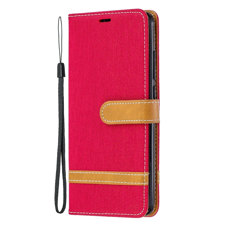 Color Matching Denim Texture Leather Case for Xiaomi Redmi K20 & K20 Pro, with Holder & Card Slots & Wallet & Lanyard