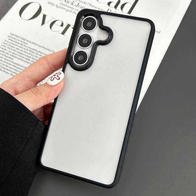 For Samsung Galaxy S24 5G Gold Shield PC Hybrid TPU Shockproof Phone Case