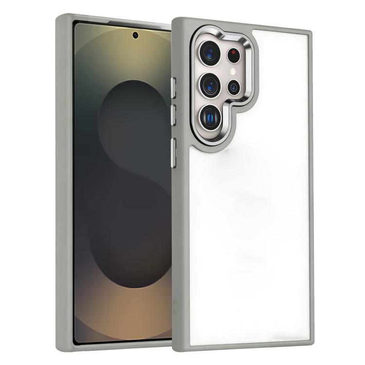 For Samsung Galaxy S25 Ultra 5G Gold Shield PC Hybrid TPU Shockproof Phone Case
