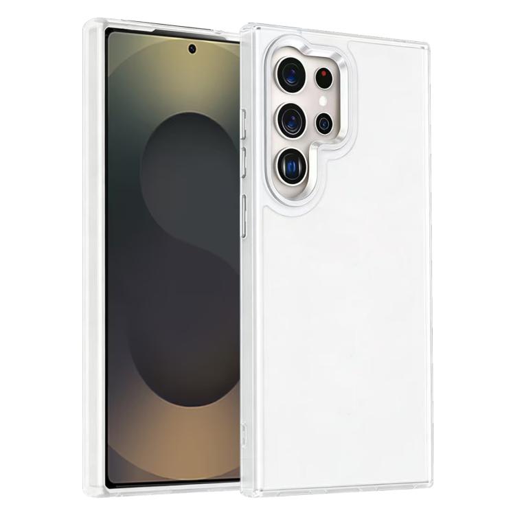 For Samsung Galaxy S25 Ultra 5G Gold Shield PC Hybrid TPU Shockproof Phone Case