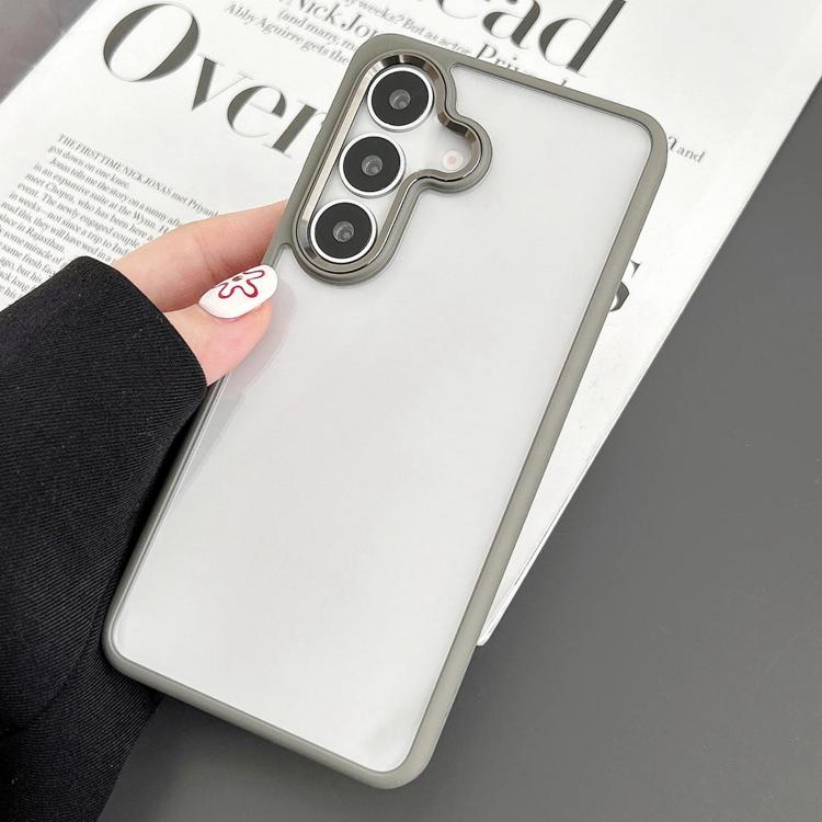 For Samsung Galaxy S25 Edge 5G Gold Shield PC Hybrid TPU Shockproof Phone Case