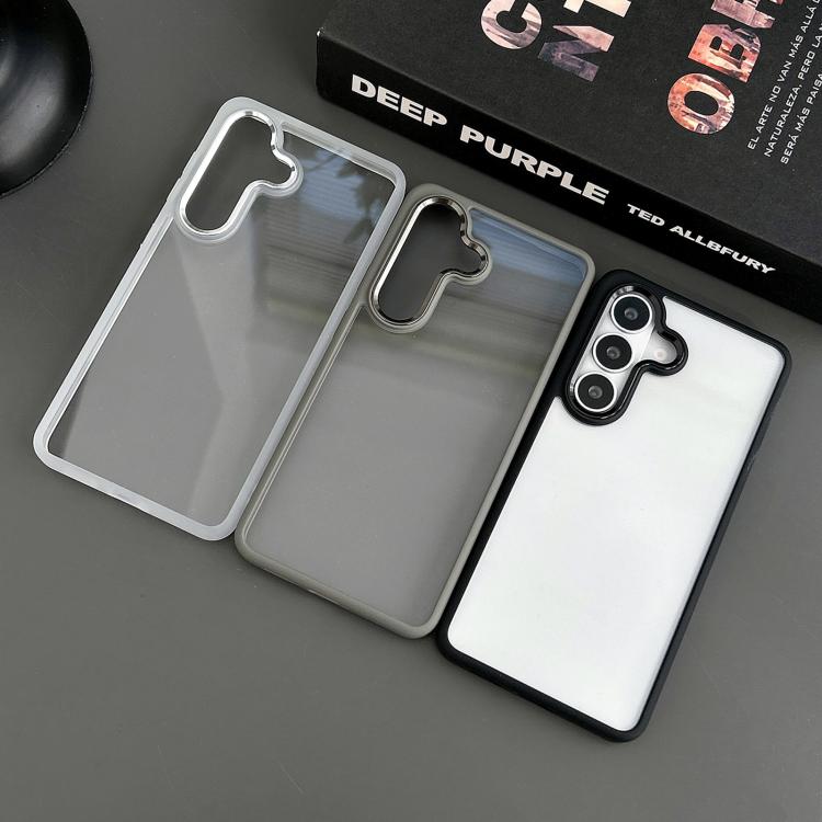 For Samsung Galaxy S25 5G Gold Shield PC Hybrid TPU Shockproof Phone Case