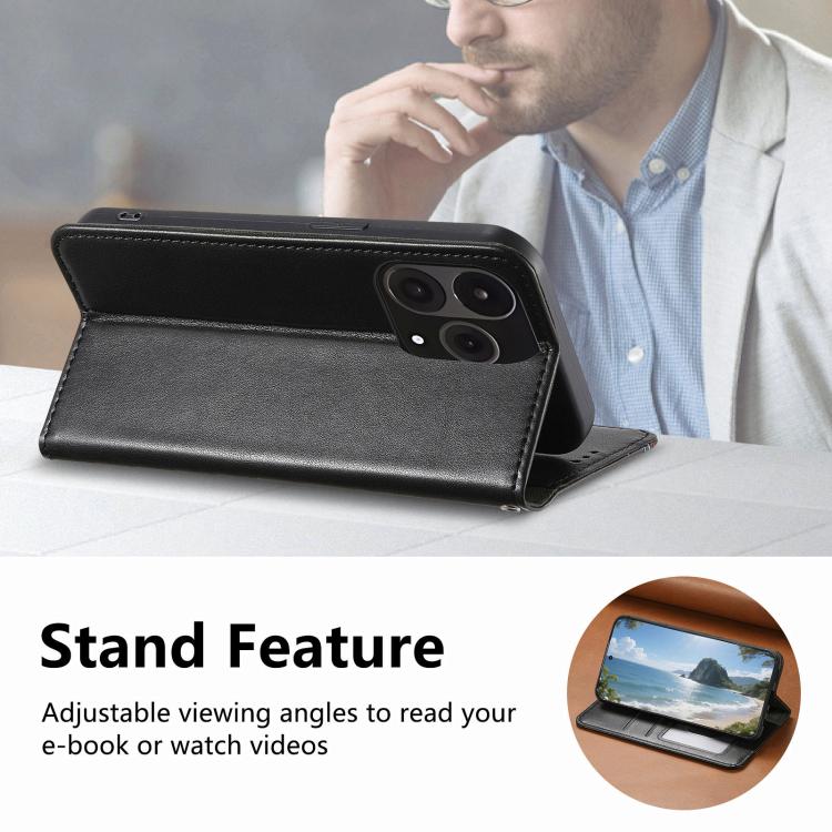 For OnePlus 15 Elastic Wristband Magnetic Suction Leather Phone Case