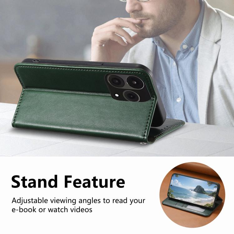 For OnePlus 15 Elastic Wristband Magnetic Suction Leather Phone Case