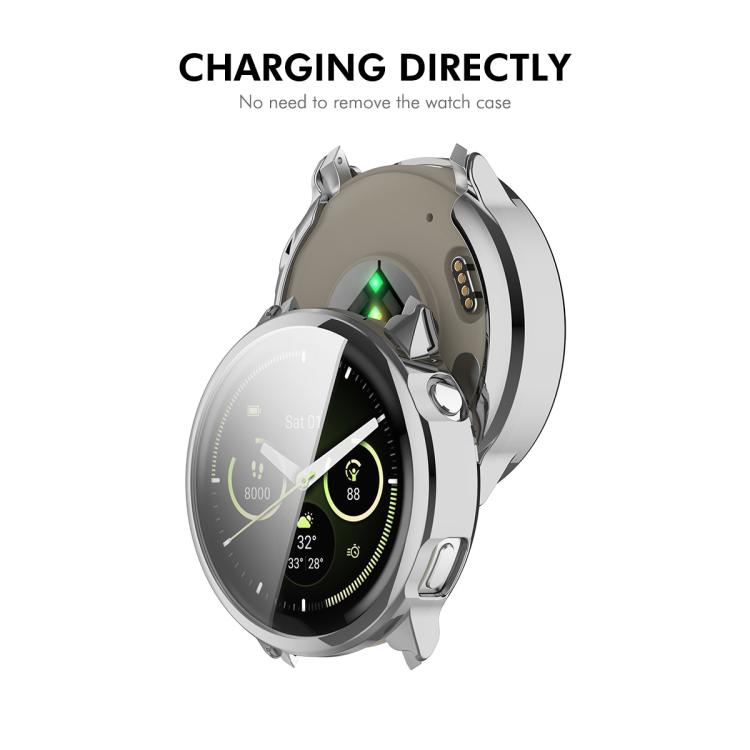 For Garmin Venu 4 45mm ENKAY Hat-Prince Full Coverage Electroplated TPU Watch Cover with Screen Protection