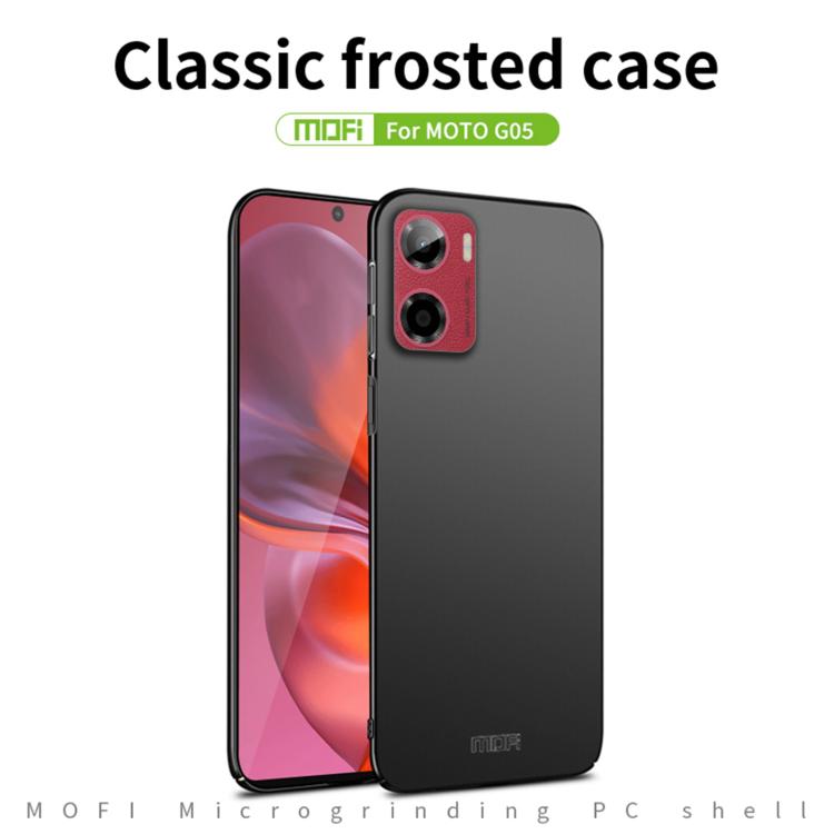 For Motorola Moto G05 MOFI Micro-Frosted PC Ultra-thin Hard Phone Case