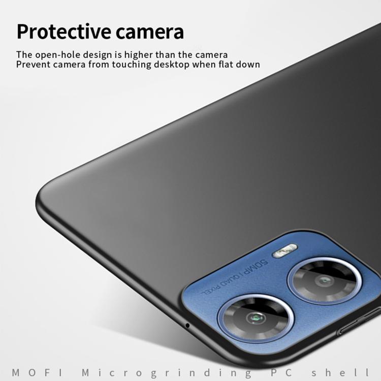 For Motorola Moto G34 MOFI Micro-Frosted PC Ultra-thin Hard Phone Case