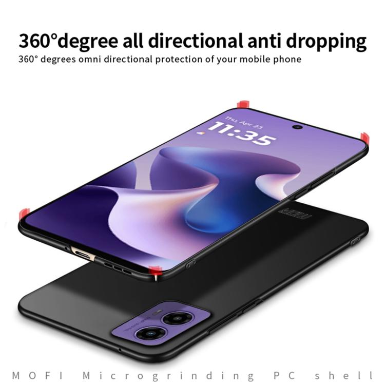 For Motorola Moto G35 MOFI Micro-Frosted PC Ultra-thin Hard Phone Case