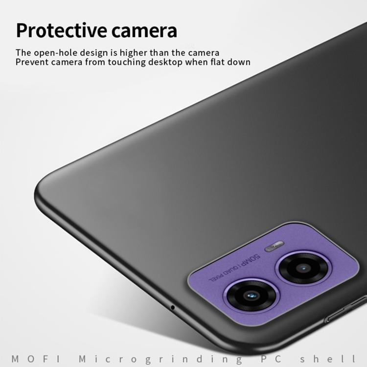 For Motorola Moto G45 MOFI Micro-Frosted PC Ultra-thin Hard Phone Case