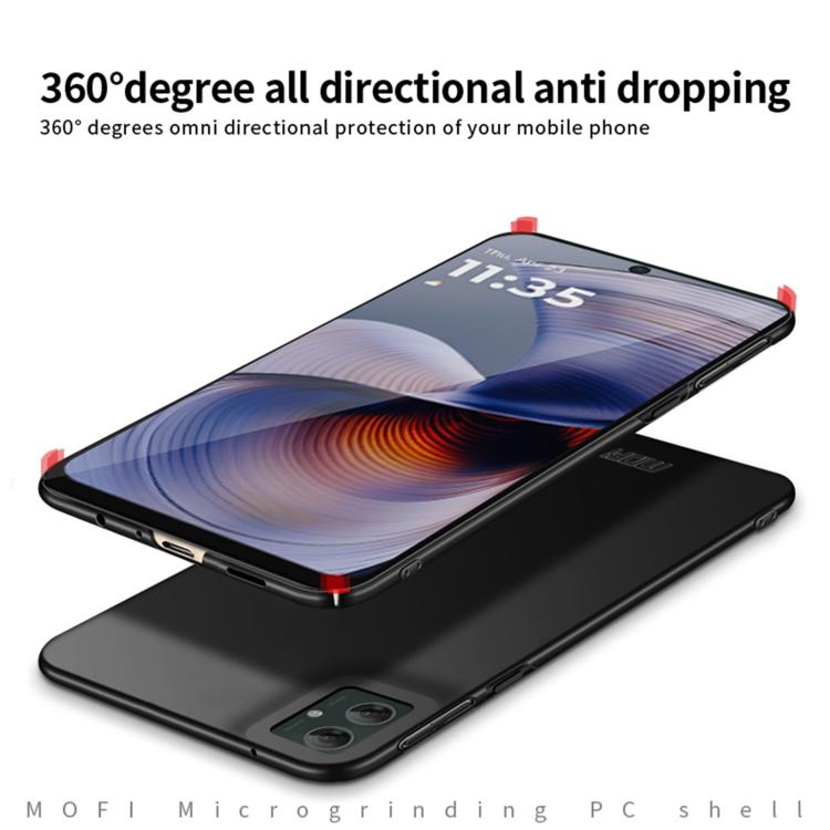 For Motorola Moto G55 MOFI Micro-Frosted PC Ultra-thin Hard Phone Case