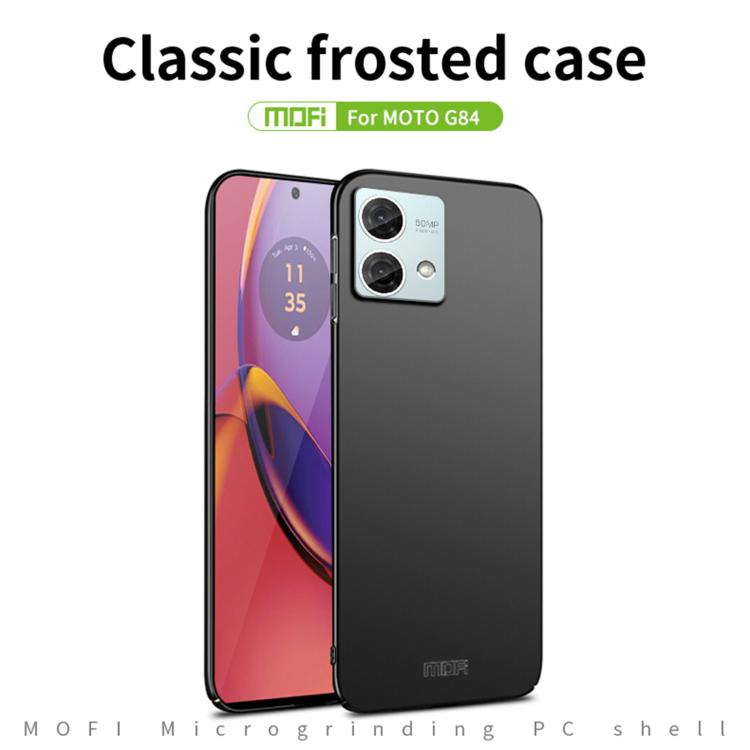 For Motorola Moto G84 MOFI Micro-Frosted PC Ultra-thin Hard Phone Case