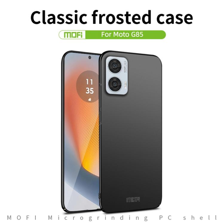 For Motorola Moto G85 MOFI Micro-Frosted PC Ultra-thin Hard Phone Case