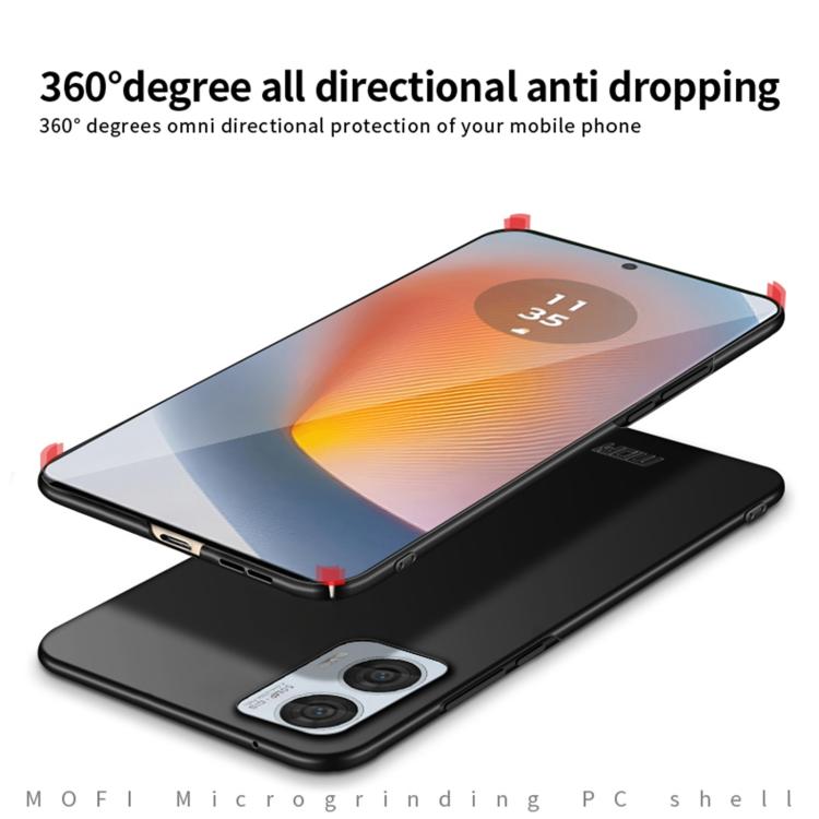 For Motorola Moto G85 MOFI Micro-Frosted PC Ultra-thin Hard Phone Case