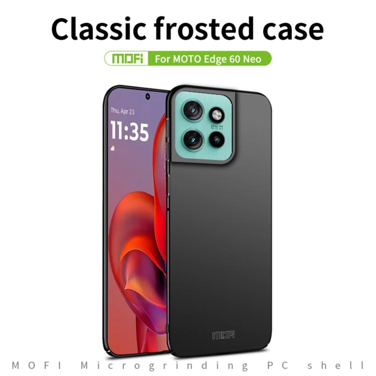 For Motorola Moto Edge 60 Neo MOFI Micro-Frosted PC Ultra-thin Hard Phone Case
