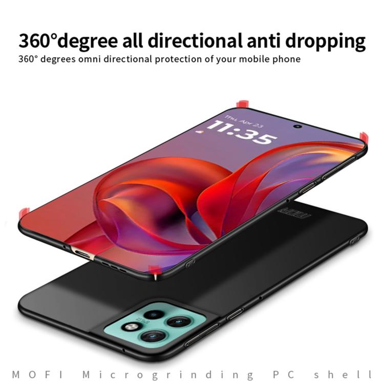 For Motorola Moto Edge 60 Neo MOFI Micro-Frosted PC Ultra-thin Hard Phone Case