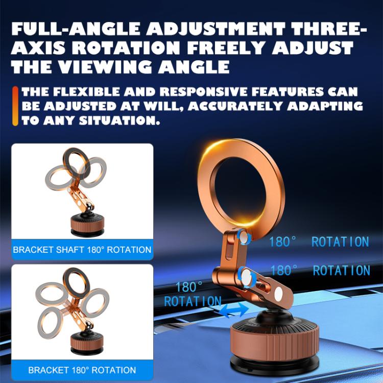 K7 Car Vacuum Suction Foldable Navigation Dashboard Magnetic Phone Holder