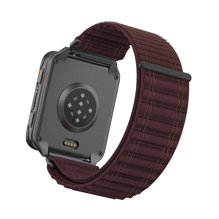 For Garmin Venu X1 Mountain Wave Pattern Loop Nylon Watch Band