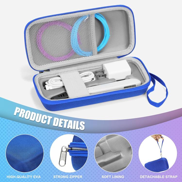 For MYNT3D Super / Professional / Pro 3D Printing Pen Hard Shell Carrying Storage Case