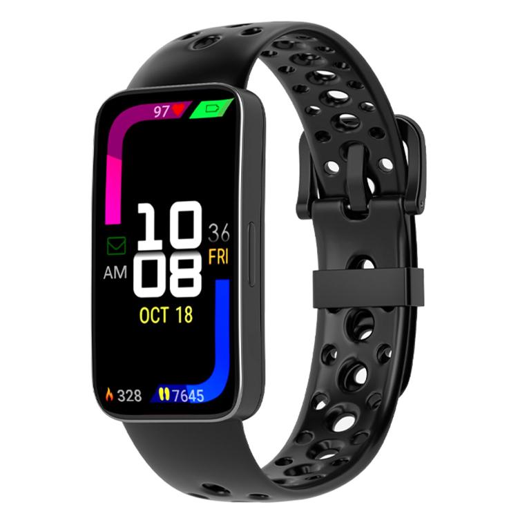 For Huawei Band 10 / 9 / 8 Matching Color Pin Buckle Round Holes Silicone Watch Band