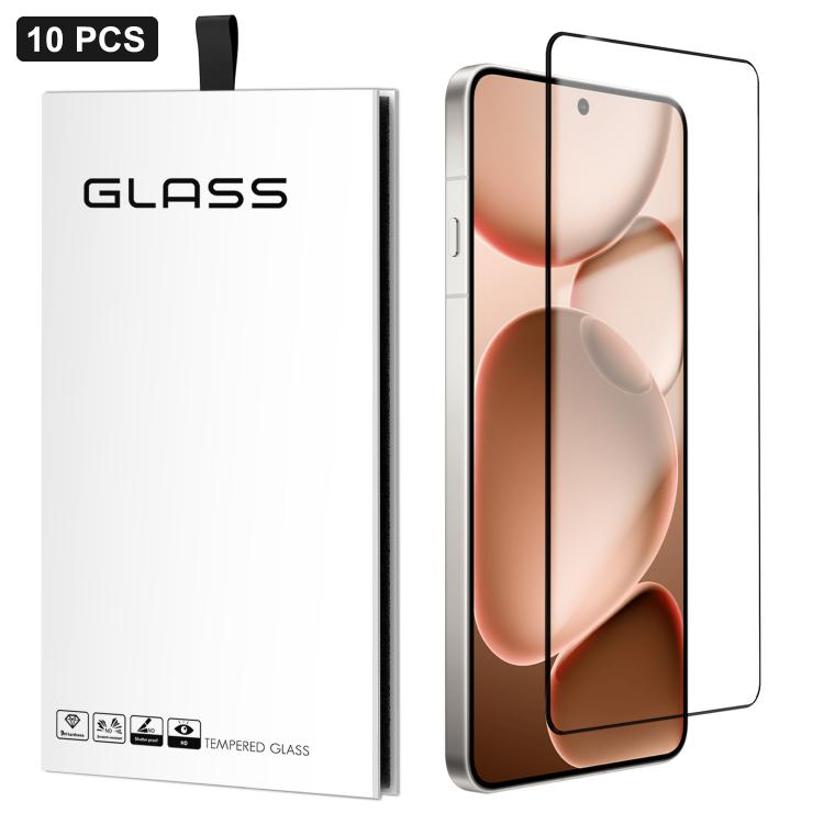 For OPPO Find X8 Ultra 10pcs 0.18mm Ultra-Thin Ultrasonic HD Screen-Printed High-Aluminium Thick-Gel Tempered Glass Film