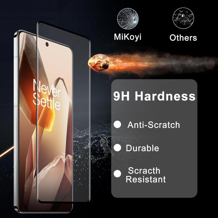 For OnePlus ACE 6 10pcs 0.18mm Ultra-Thin Ultrasonic HD Screen-Printed High-Aluminium Thick-Gel Tempered Glass Film