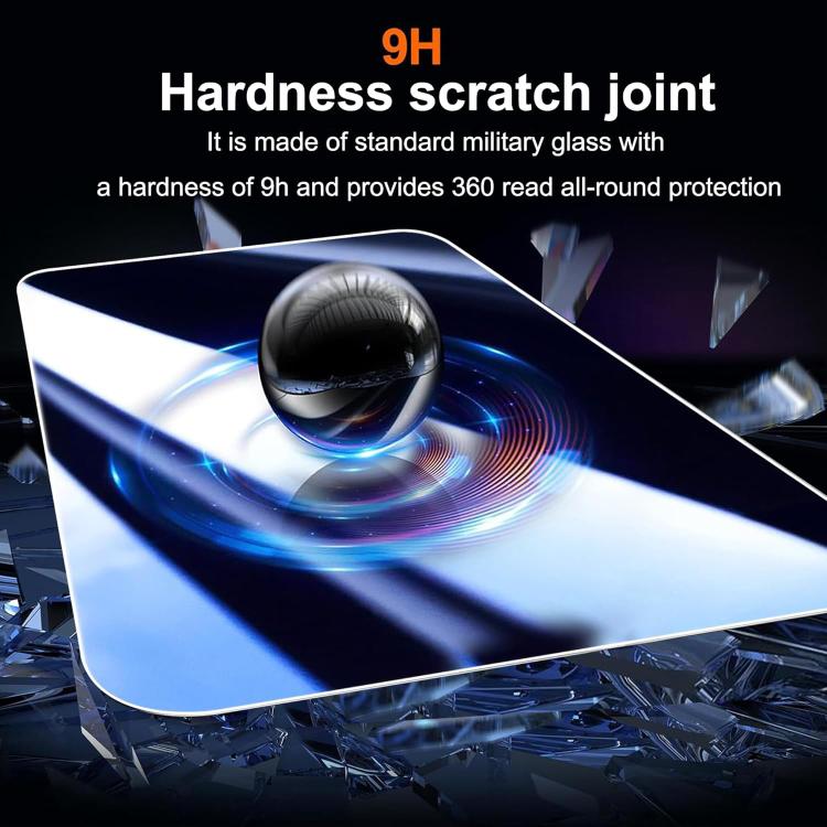 For Redmi K90 10pcs 0.18mm Ultra-Thin Ultrasonic HD Screen-Printed High-Aluminium Thick-Gel Tempered Glass Film