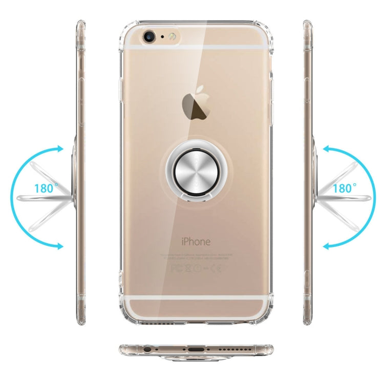 Ultra-thin TPU Protective Case for iPhone 6 & 6s, with 360 Degree Rotation Holder