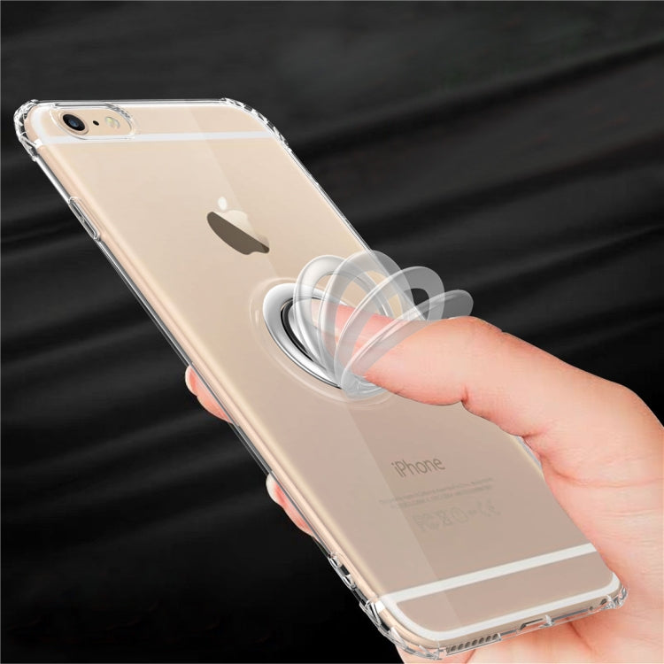 Ultra-thin TPU Protective Case for iPhone 6 & 6s, with 360 Degree Rotation Holder