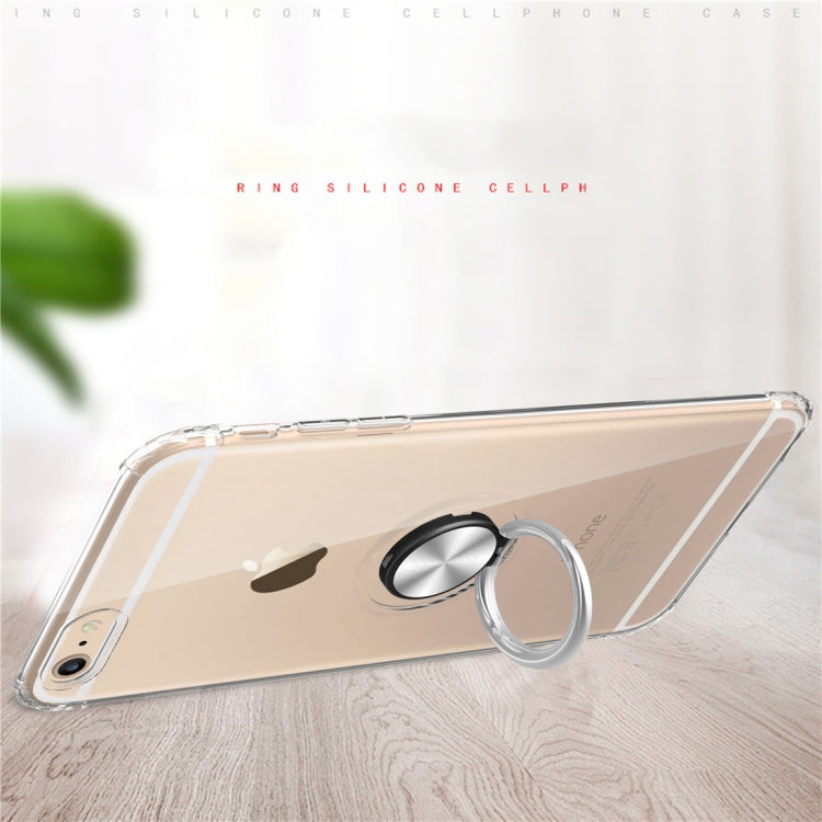 Ultra-thin TPU Protective Case for iPhone 6 & 6s, with 360 Degree Rotation Holder