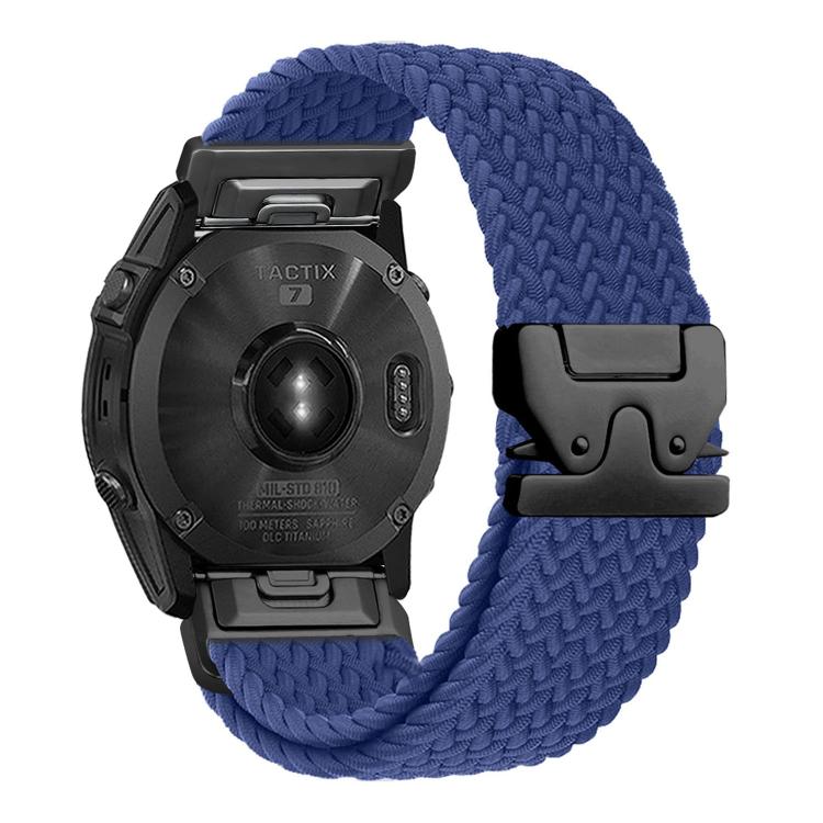 For Gamin 22mm Quick Release Parachute Buckle Woven Nylon Watch Band